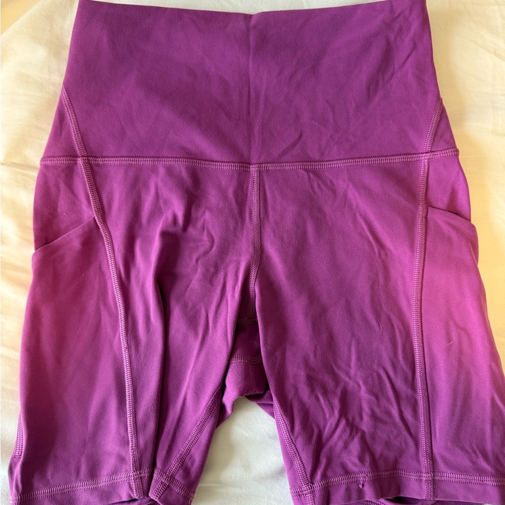 lululemon athletica Women's Vibrant Purple Athletic Shorts